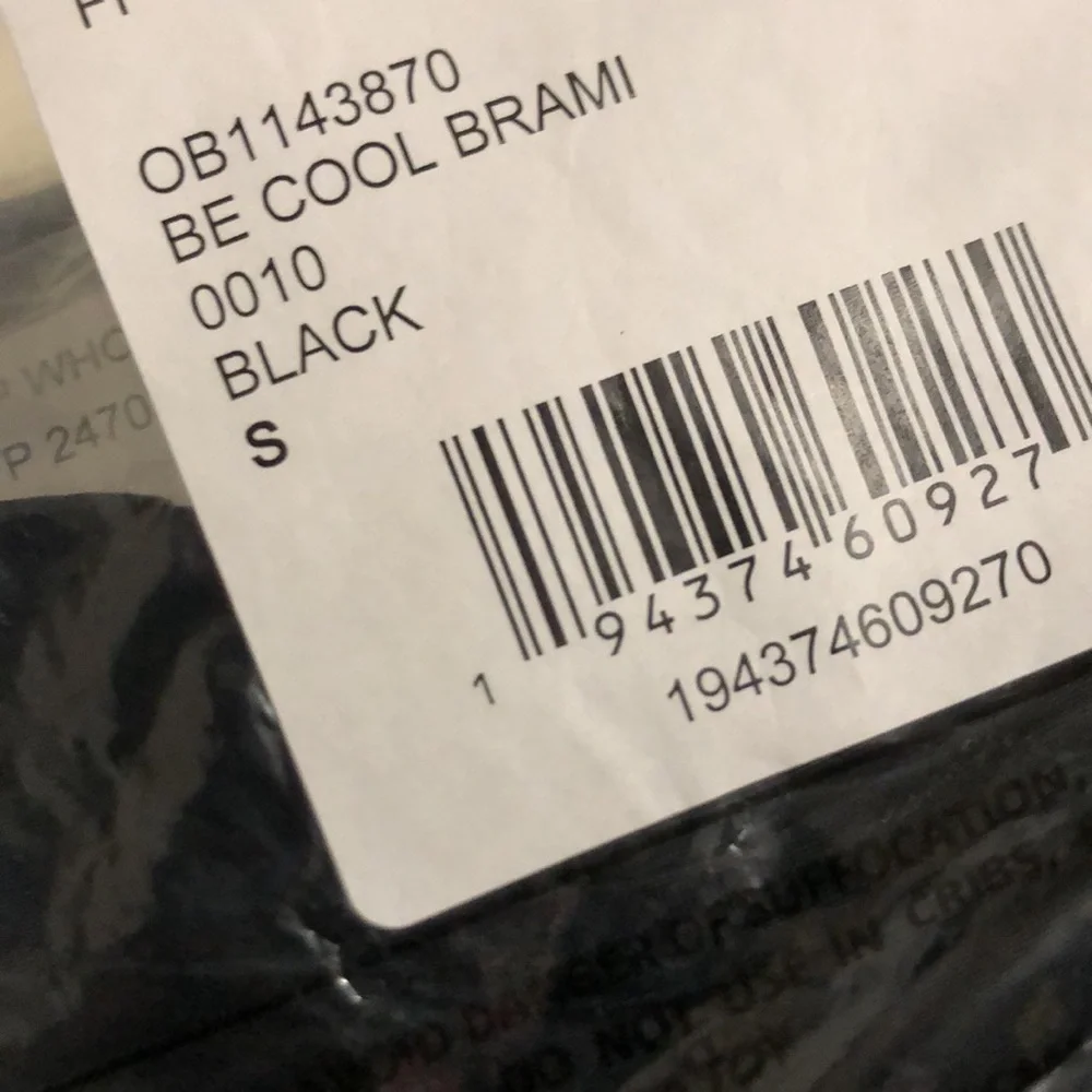 Free People Be Cool Brami Black Cropped Top Various Sizes  S/M NEW